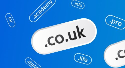 Search over 400+ domain extensions